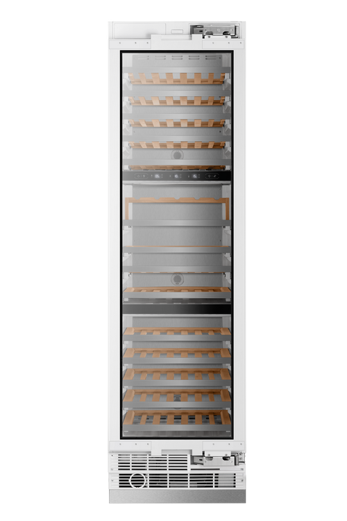 24" Three Zone Built-In Wine Refrigerator Column - Panel Ready