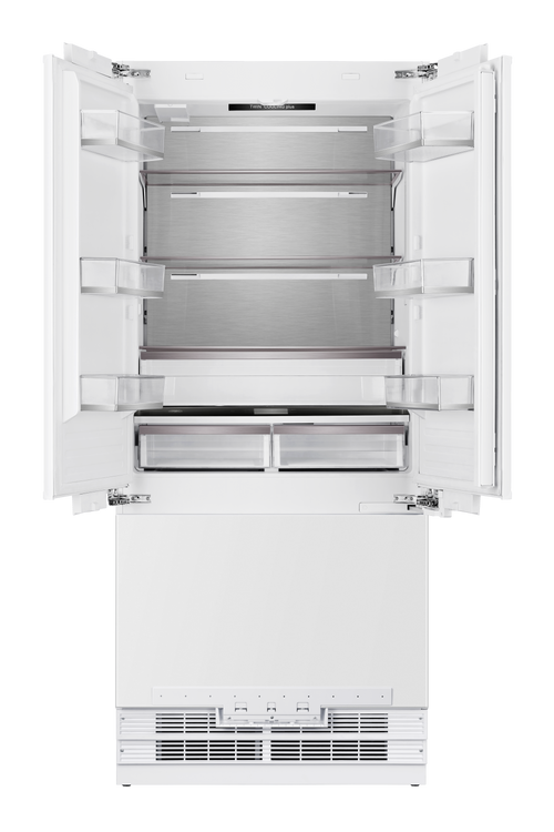 36” French Door Built-In Refrigerator with Freezer, Ice-Maker and Water Dispenser - Panel Ready