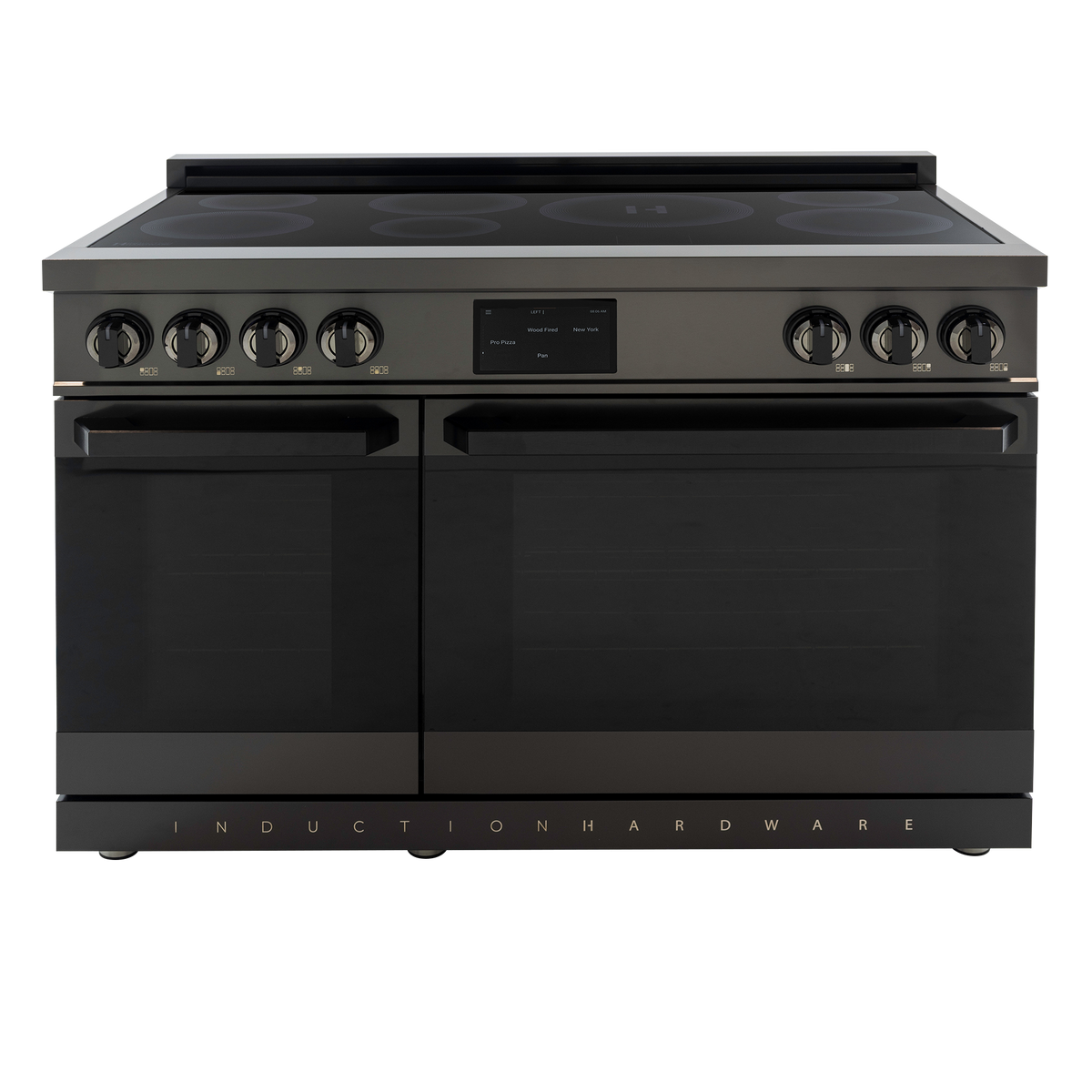 48″ Professional Induction Range – Black Stainless