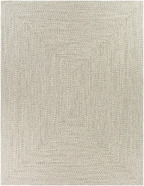 Beige Braided Faux Jute Rug