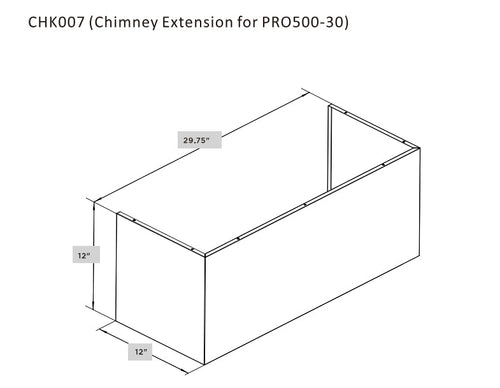 Chimney Extension - CHK007-CHK010