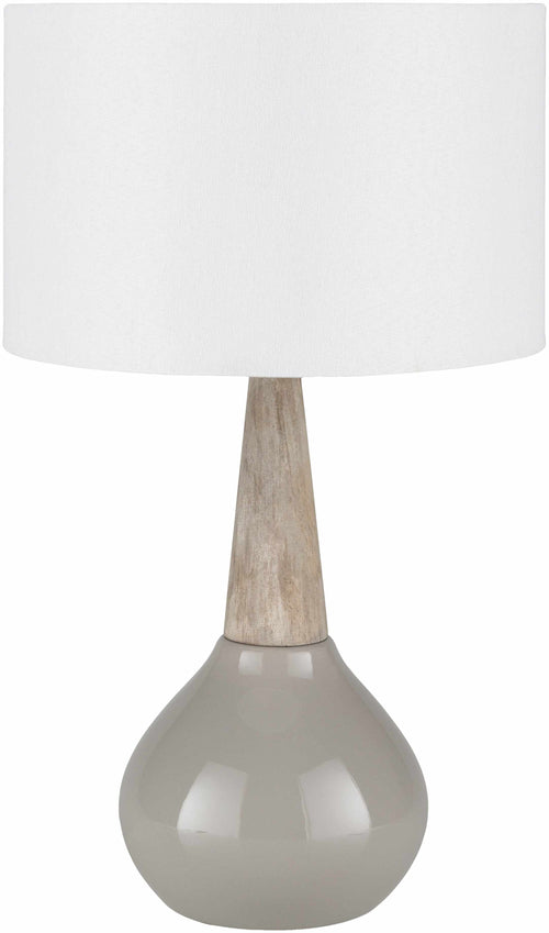 Hydesville Gray Ceramic Table Lamp - Clearance