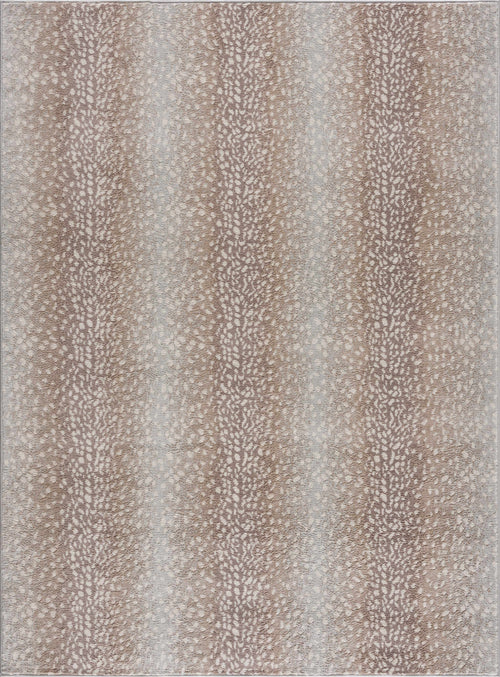 Pointblank Tan Leopard Print Rug