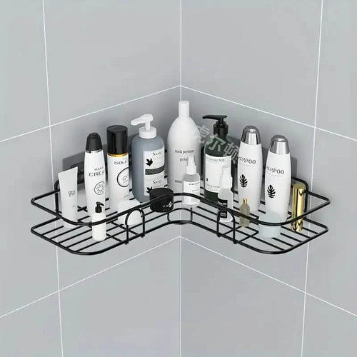 Wall-Mounted Storage For Toilet, Bathroom Shampoo Lotion Cosmetic Storage Rack